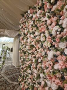 Floral backdrops By Hifive Events