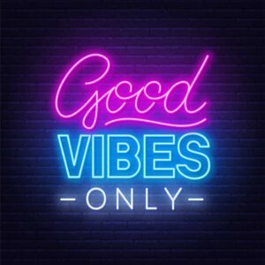 GOOD VIBES ONLY- Neon LED Sign Board by Hifive Events